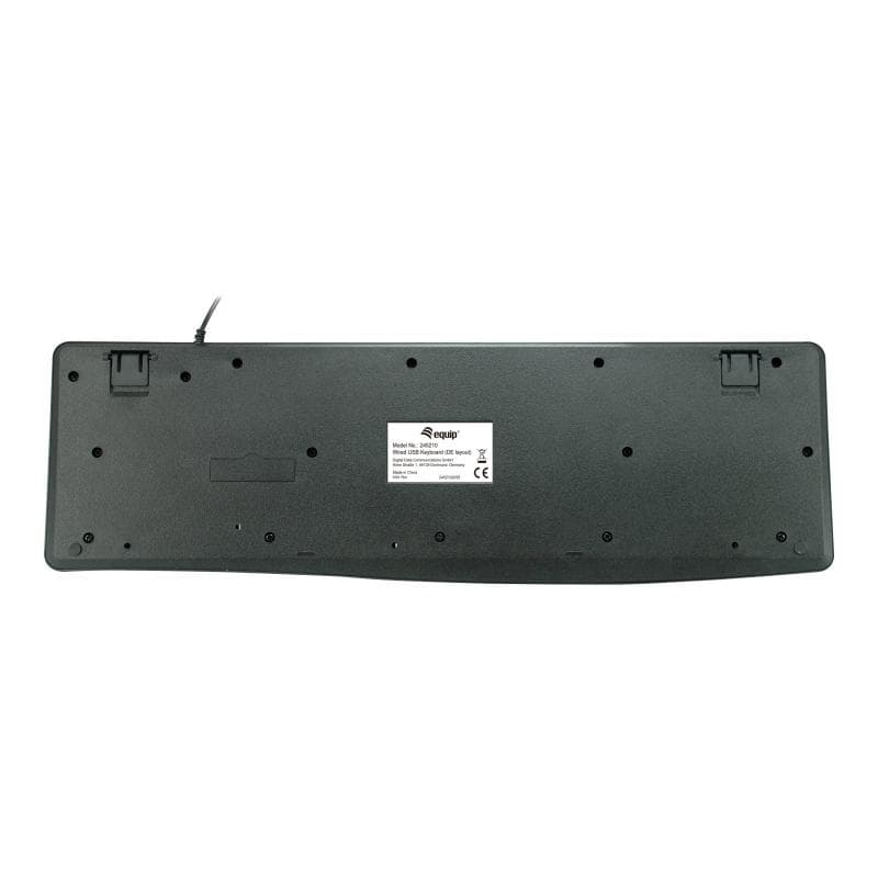 EQUIP Kabelgebundenes USB Keyboard, schwarz, Deutsch