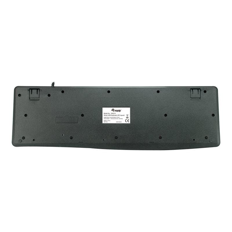 EQUIP Kabelgebundene USB Keyboard schwarz, Italien