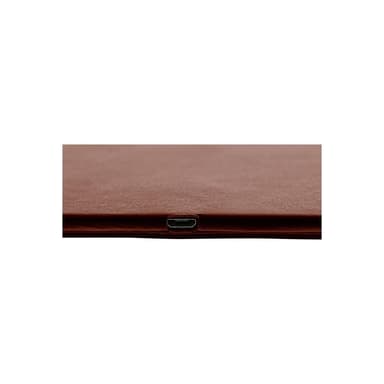 INLINE Maus-Pad, Wireless Charging, 370x225x7mm, braun