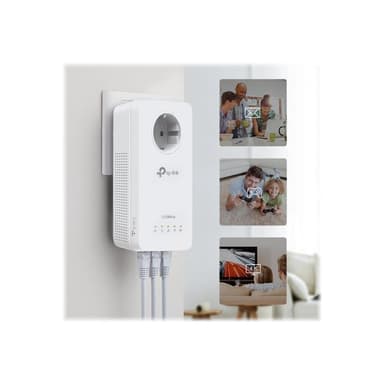 TP-LINK AV1300 Gigabit Passthrough Powerline ac Wi-Fi Extender 300Mbps at 2.4GHz + 867Mbps at 5GHz 1