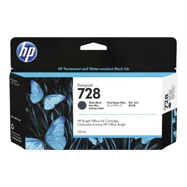 HP 728 130-ml Matte Black DesignJet Ink