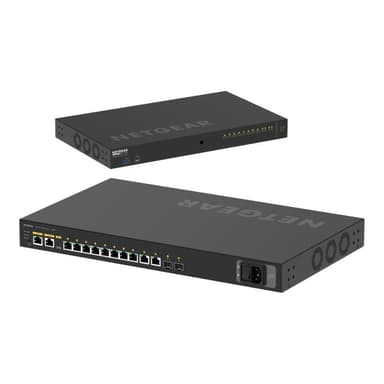 NETGEAR 12-Port AV Line M4250-10G2XF-PoE++ 8x1G Utra90 PoE++ 802.3bt 720W 2x1G 2xSFP+ Managed Switch