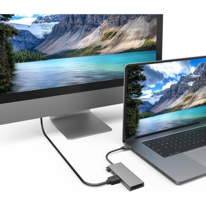 HAMA USB-C-Multiport-Adapter 6 Ports, 2x USB-A, USB-C, HDMI C, SD, microSD