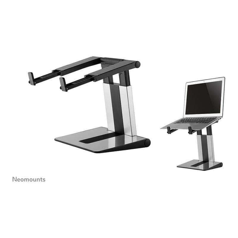 NEOMOUNTS faltbarer Laptop-Ständer - Silber/ schwarz
