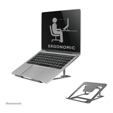 NEOMOUNTS faltbarer Laptop-Ständer - Grau