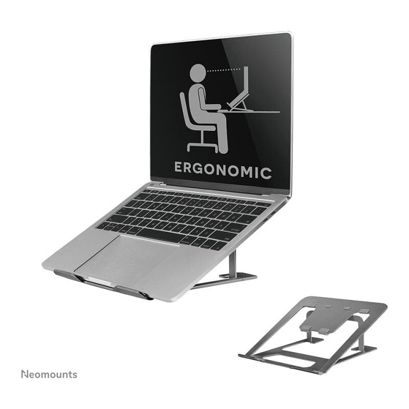 NEOMOUNTS faltbarer Laptop-Ständer - Grau