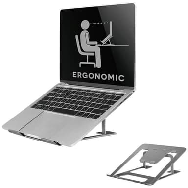 NEOMOUNTS faltbarer Laptop-Ständer - Grau