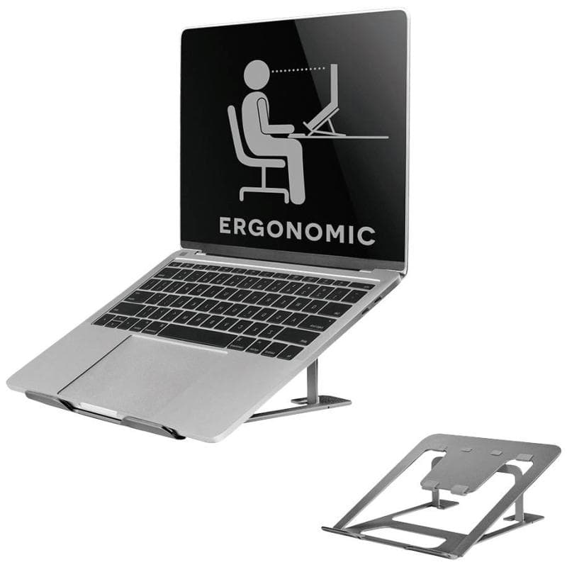 NEOMOUNTS faltbarer Laptop-Ständer - Grau