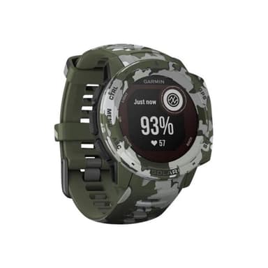GARMIN Instinct Solar Camo GPS-Multisport-Smartwatch grün