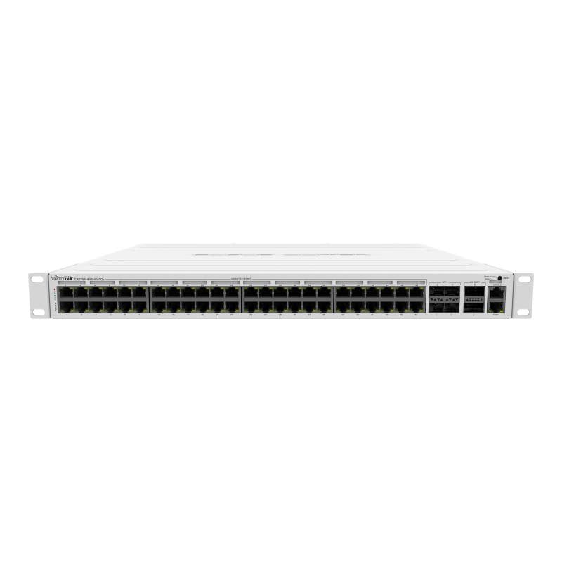 MIKROTIK CRS354-48P-4S+2Q+RM Cloud Router Switch, 48x 1Gbit PoE+ RJ45, 4x 10Gbit SFP+