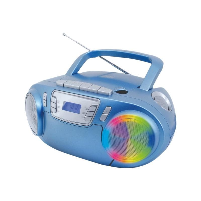 SOUNDMASTER SCD5800BL CD-Radio UKW UKW, USB, Kassette, Radiorecorder Inkl. Mikrofon Blau