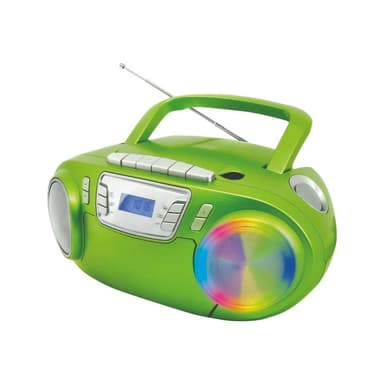 SOUNDMASTER SCD5800GR CD-Radio UKW UKW, USB, Kassette, Radiorecorder Inkl. Mikrofon Grün