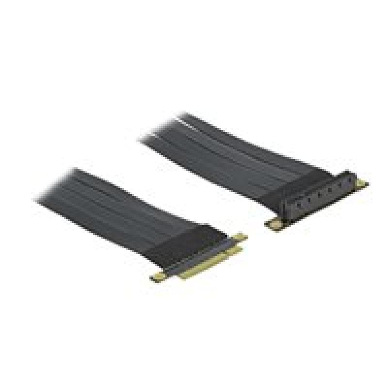 DELOCK Riser Card PCIe x8>x8 | mit flexiblem Kabel 30cm