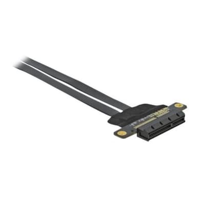 DELOCK Riser Card PCIe x4>x4 | mit flexiblem Kabel 30cm