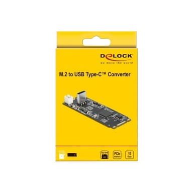 DELOCK Konv. M.2 Key B+M St>USB-C Bu | 63174