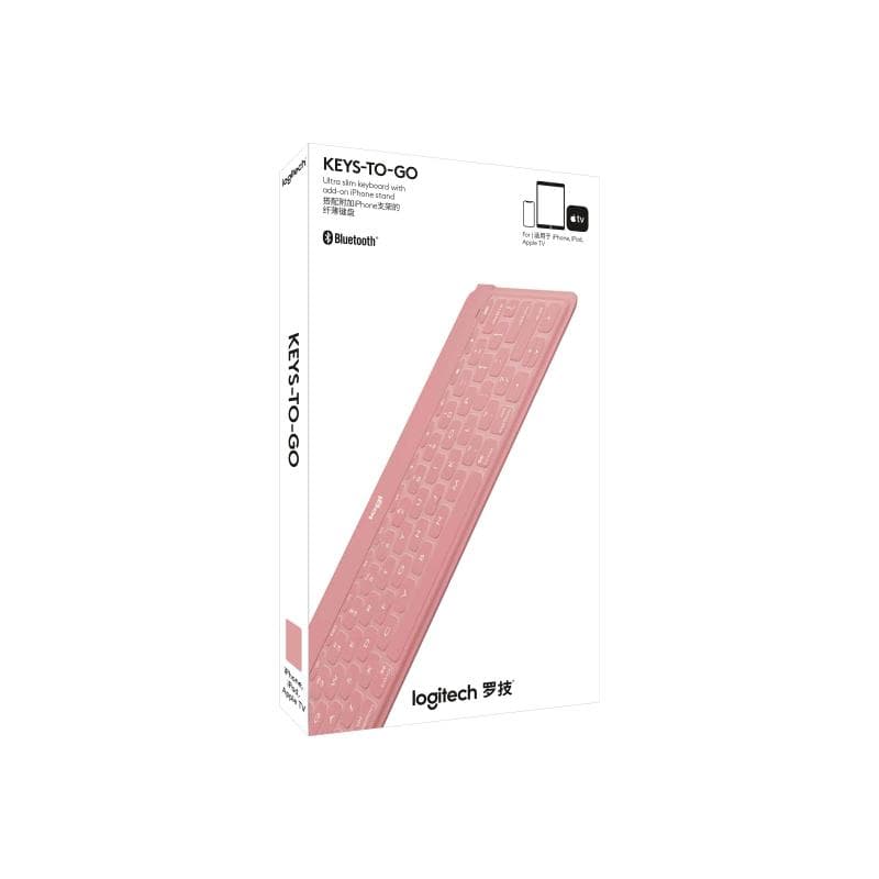 LOGITECH Keys-To-Go - BLUSH PINK - ESP - MEDITER