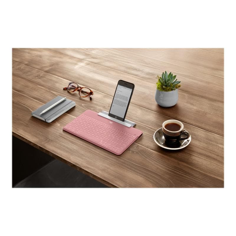 LOGITECH Keys-To-Go - BLUSH PINK - ESP - MEDITER