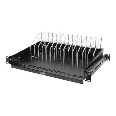 DIGITUS DN-97665 - Rack - Regal - Schwarz, RAL 9005 - 1U - 48.3 cm (19″) (DN-97665)