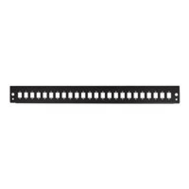 LOGILINK Frontblende 24x LC-Duplex o. SC-Simplex für 48,30cm (19″) Spleißbox, schwarz, LogiLink® [FB