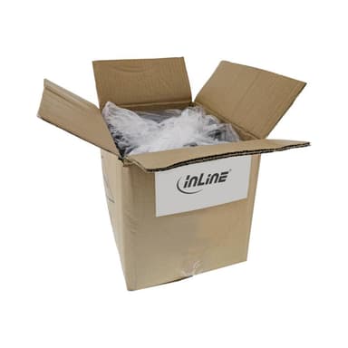 INLINE - Stromkabel - Typ E (M) bis IEC 60320 C13 - 1.8 m - geformt - Schwarz (Pack