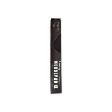 LOGILINK Mauspad, vernähte Kanten, 455x400mm, schwarz, Gr.XL