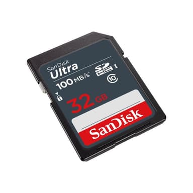 SANDISK Ultra 32GB SDHC Mem Card 100MB/s