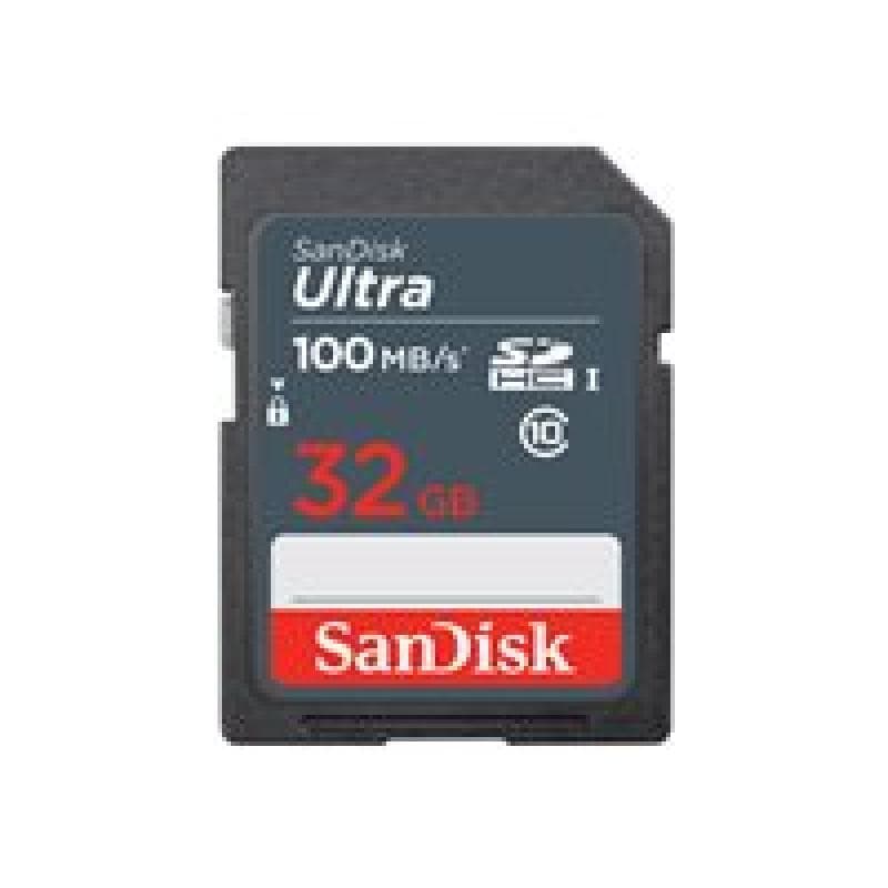 SANDISK Ultra 32GB SDHC Mem Card 100MB/s