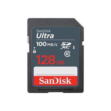 SANDISK Ultra 128GB SDXC Mem Card 100MB