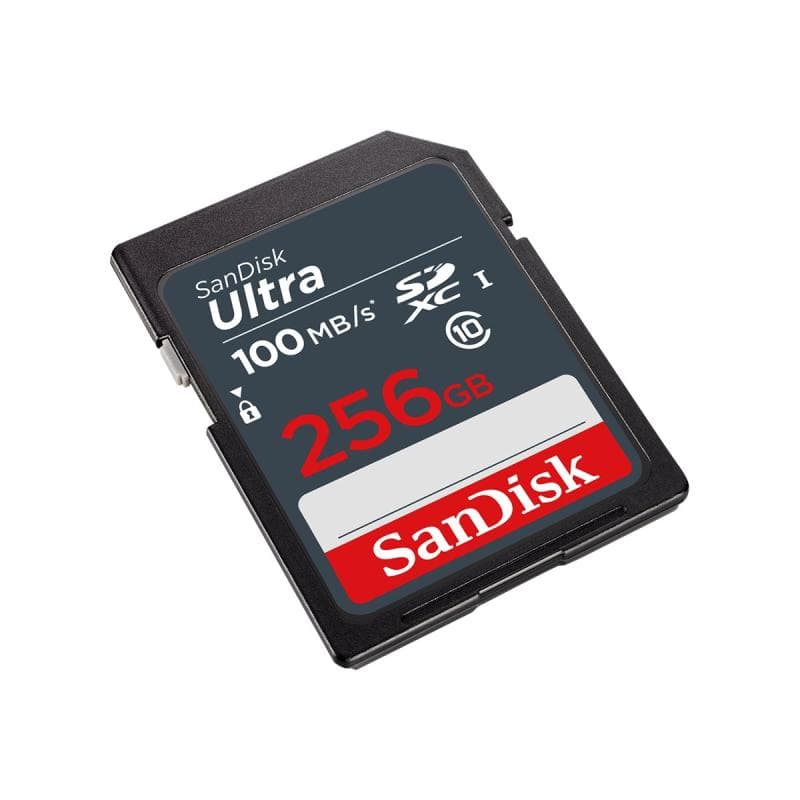 SANDISK Ultra 256GB SDXC Mem Card 100MB