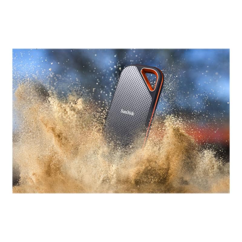 SANDISK Extreme PRO Portable - Solid-State-Disk - verschlüsselt - 2 TB - extern (tragbar) - USB 3.2