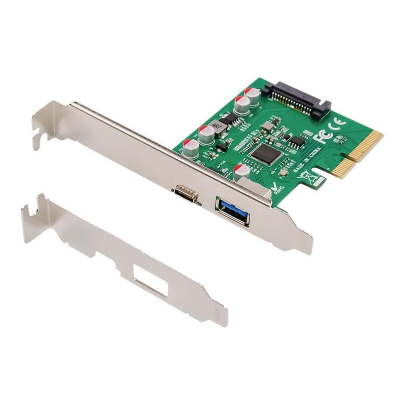 DIGITUS PCIe Karte, USB Type-C + USB A