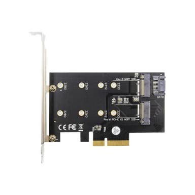 DIGITUS M.2 NGFF/NVMe SSD PCI Express 3.0 (x4) Add-On Karte
