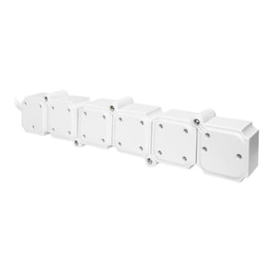 DIGITUS Flexible 4-fach Steckdosenl. 2 USB-Anschluss & Schal