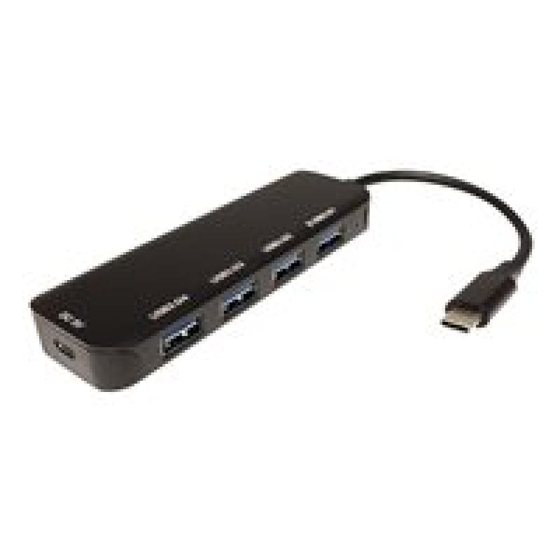 VALUE USB 3.2 Gen 1 Hub, 4fach, Typ C Anschlusskabel