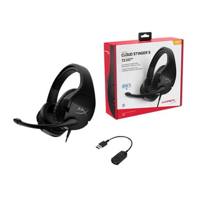 KINGSTON Hyperx Cloud Stinger S Headset Virtueller 7.1 Surround Sound, Memoryschaum, weiches Kunstle