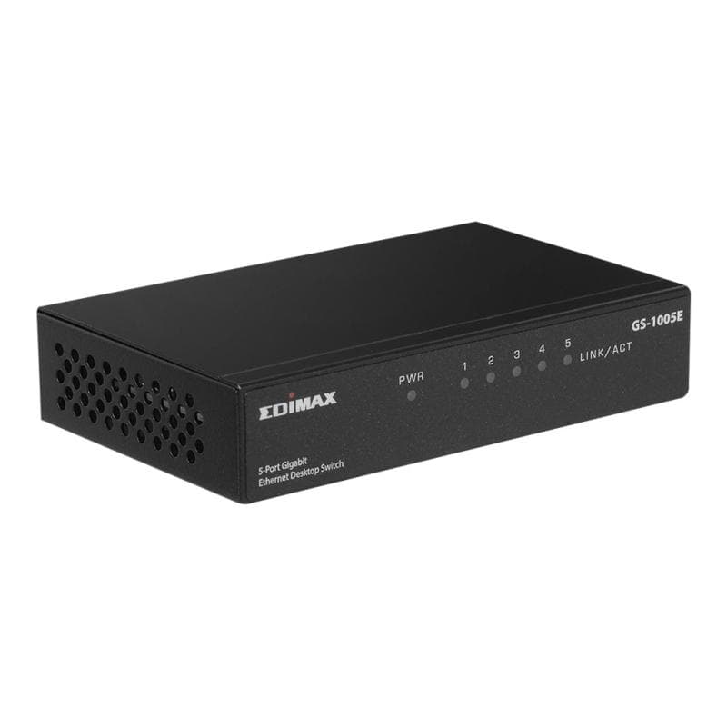 EDIMAX Gigabit Ethernet 5 Ports Desktop Switch,Metal Gehäuse Gigabit High Speed: Die 5 Gigabit Ether