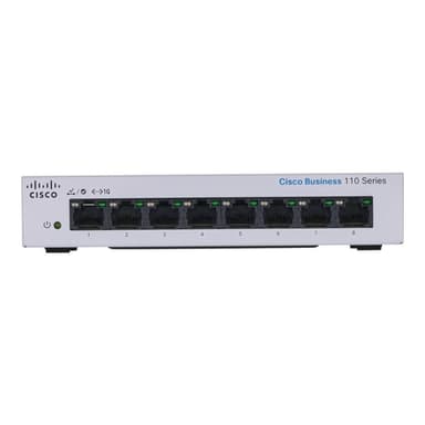 CISCO SYSTEMS CISCO CBS110 Unmanaged 8-port GE