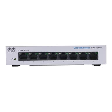 CISCO SYSTEMS CISCO CBS110 Unmanaged 8-port GE Desktop