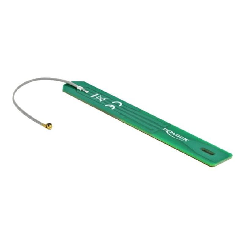 DELOCK LPWAN Antenne 880 - 960 MHz MHF® I Stecker 2 dBi 1.13 7,5 cm PCB intern Klebemontage