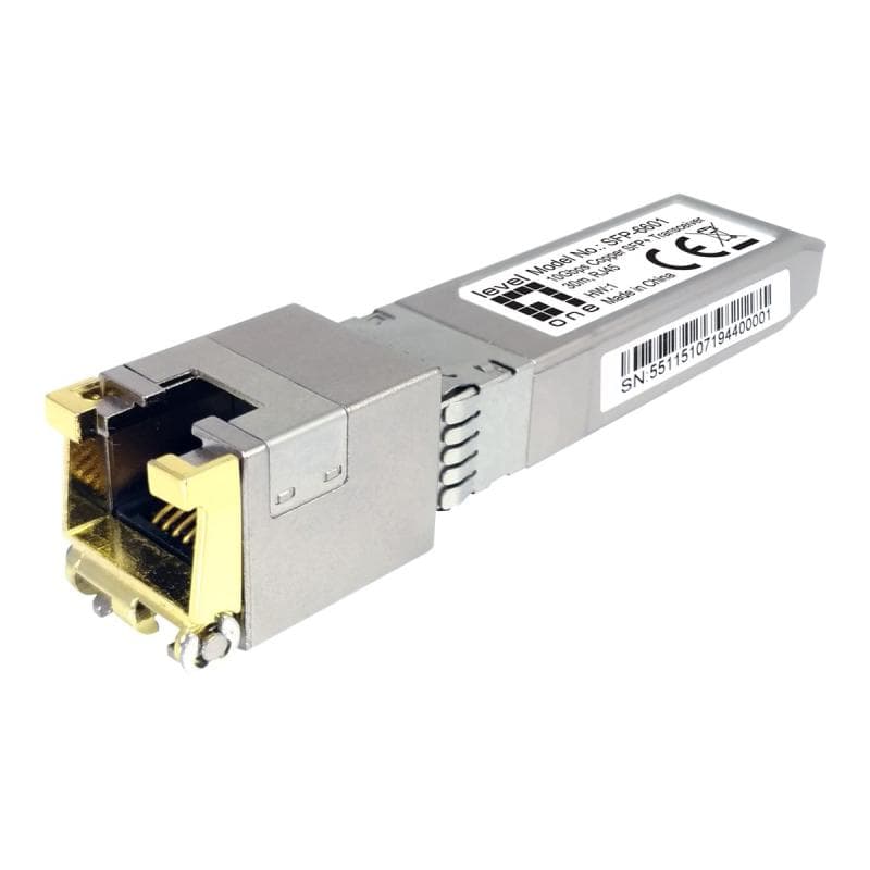 LEVELONE SFP-6601 - SFP+-Transceiver-Modul - 10 GigE, 5 GigE, 2.5 GigE - 1000Base-T, 10GBase-T, 2.5G