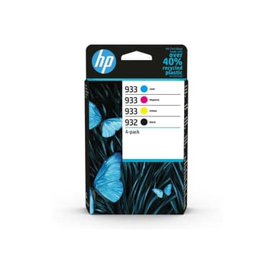 HP 932 Black 933 CMY Original Ink Cartridge 4-Pack