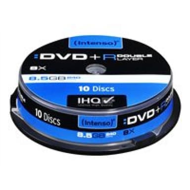 Intenso DVD+R 8.5GB DL 8x, 10er Pack