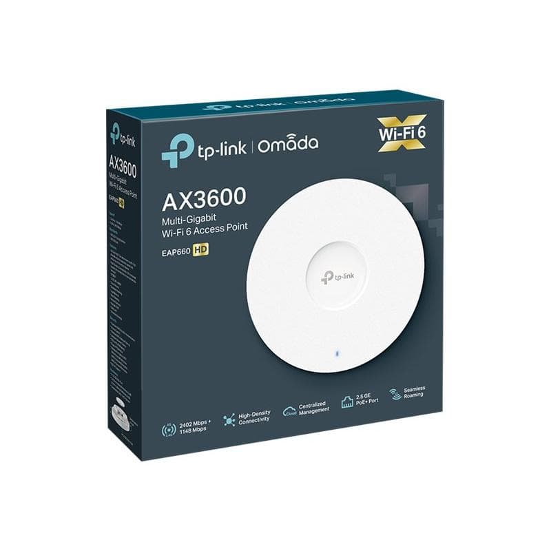 TP-LINK Omada AX3600 Ceiling Mount Dual-Band Wi-Fi 6 Access Point