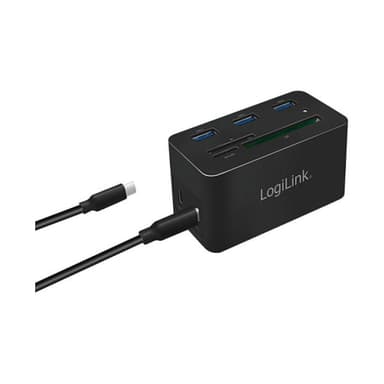 LOGILINK Dockingstation USB 3.2 (G1) HDMI,10-Port,PD4,schw.
