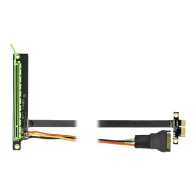 DELOCK Riser Karte PCI Express x1 zu x16 mit flexiblem Kabel 80cm