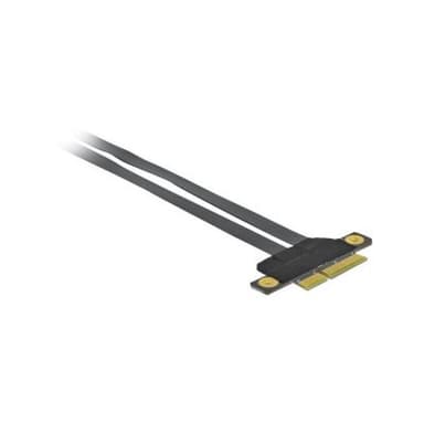 DELOCK Riser Karte PCI Express x4 zu x4 mit flexiblem Kabel 60cm