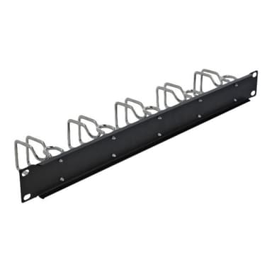 DELOCK 48,26cm 19Zoll Kabelmanagement Panel schwarz