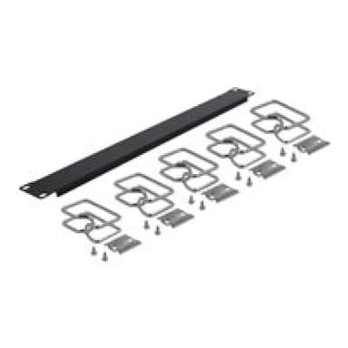 DELOCK 48,26cm 19Zoll Kabelmanagement Panel schwarz