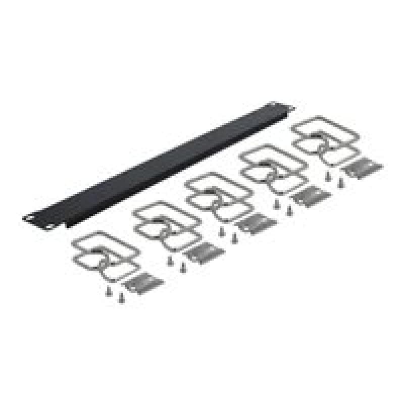 DELOCK 48,26cm 19Zoll Kabelmanagement Panel schwarz
