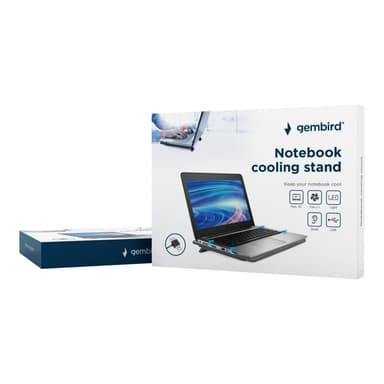 GEMBIRD Notebook-Kühler bis 38,10cm (15″) 12cm (NBS-1F15-04)